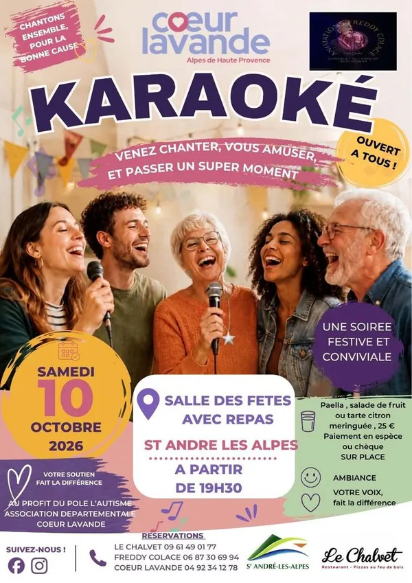 Soirée Karaoké + Repas