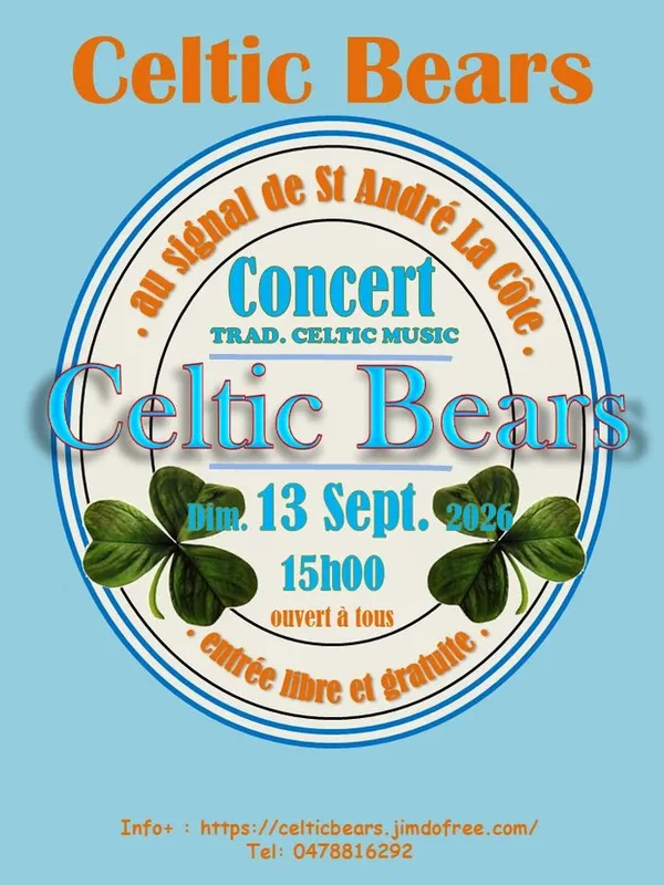 Celtic Bears Concert acoustique au signal de Saint André La Cote