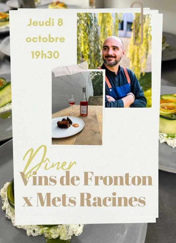DINER VINS de FRONTON & METS RACINES