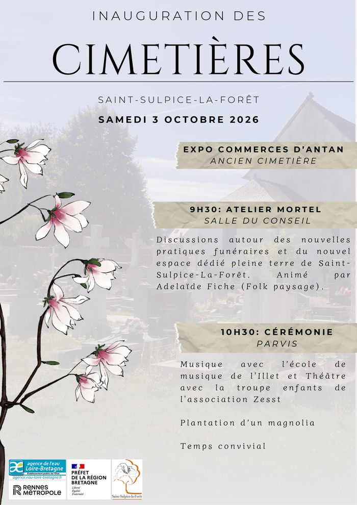 Inauguration des cimetières