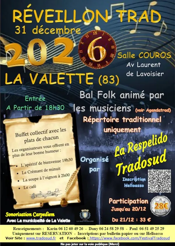 Réveillon de la St Sylvestre