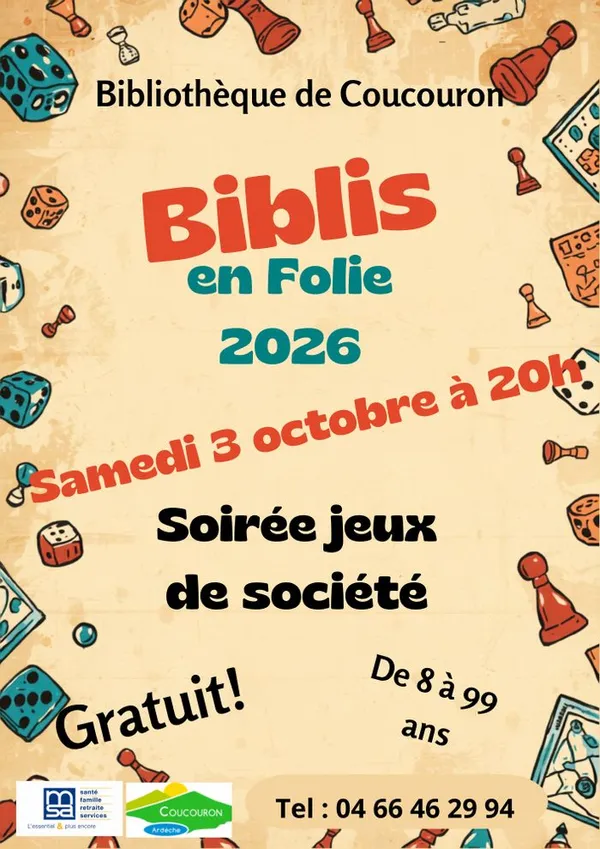 Soirée jeux de société