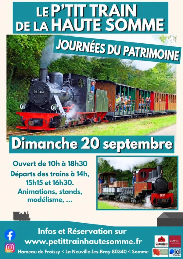 Découvrez les coulisses du P'tit Train lors des journées du patrimoine