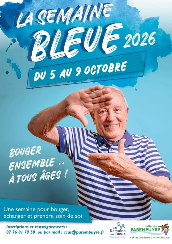 💙 SEMAINE BLEUE – DU 5 AU 9 OCTOBRE 💙