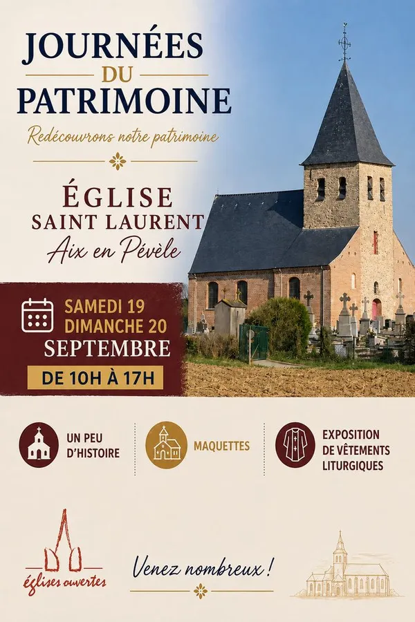 Visite et exposition à l'église