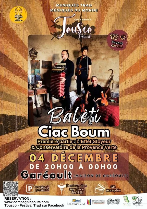 Festival Tousco - Balèti - Ciac Boum