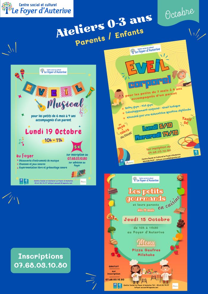 Ateliers parents/enfants 0-3 ans