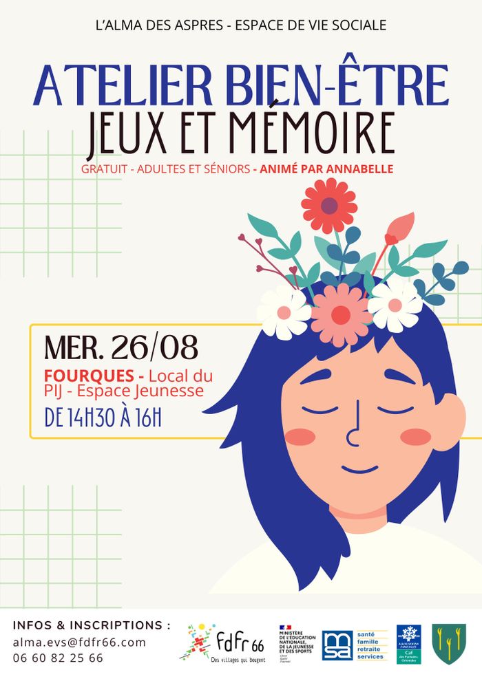 Atelier bien-être jeux et mémoire
