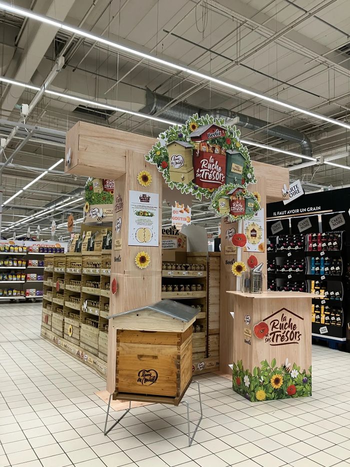 Famille Michaud - Animation et dégustation de miels à Auchan Bagnolet