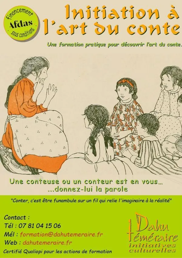 Stage d'initiation à l'art du conte