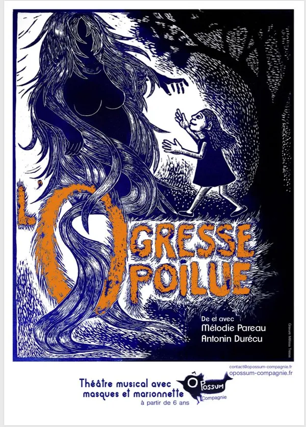 « L’Ogresse poilue » théâtre musical avec masques et marionnettes
FAMILIAL