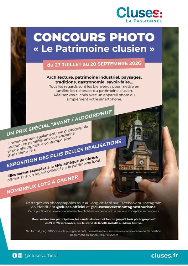 CONCOURS PHOTO - LE PATRIMOINE CLUSIEN VU PAS SES HABITANTS