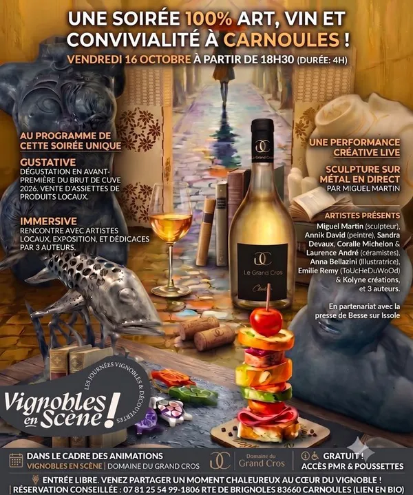 Vignobles en scène - Art, vin et convivialité à Carnoules