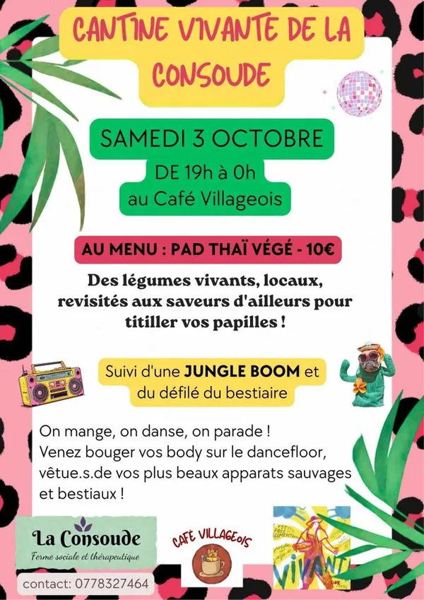 Cantine Vivante et Jungle Boom
