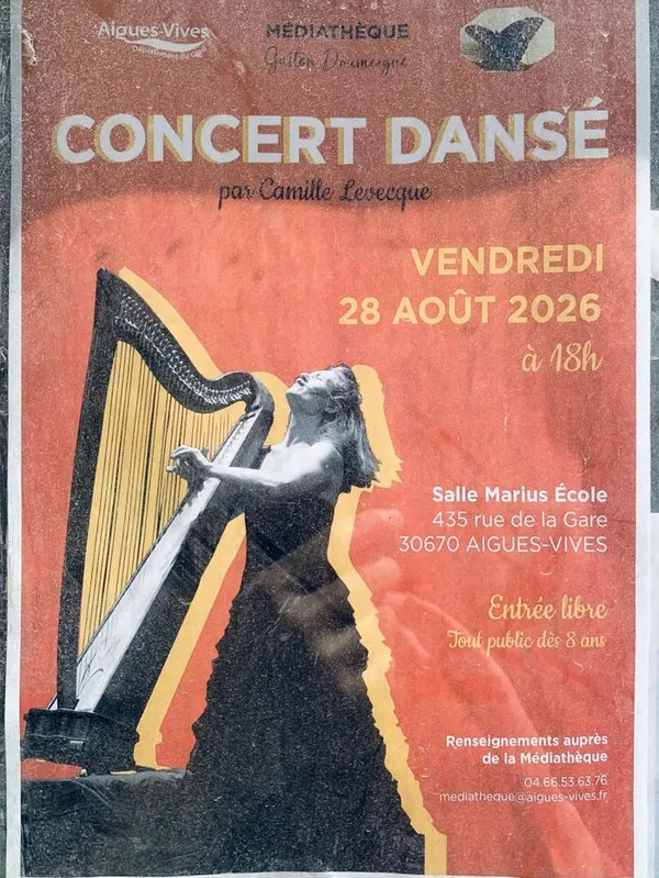 Concert dansé de harpe celtique