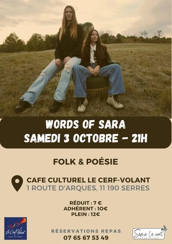 Words of Sara en concert