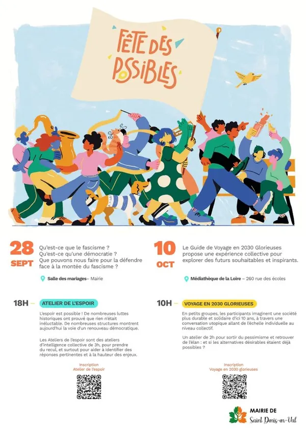 Fête des possibles : voyage en 2030 glorieuses