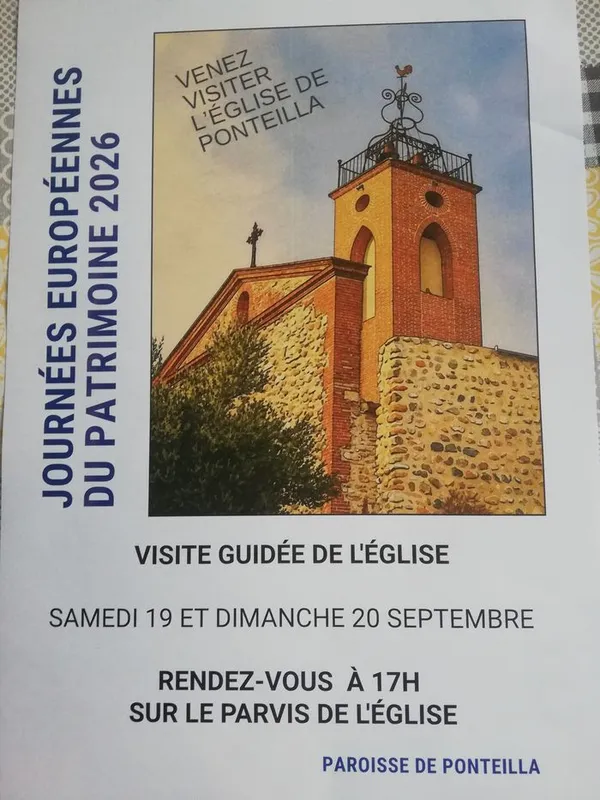 Visite commentée de l'église de Ponteilla