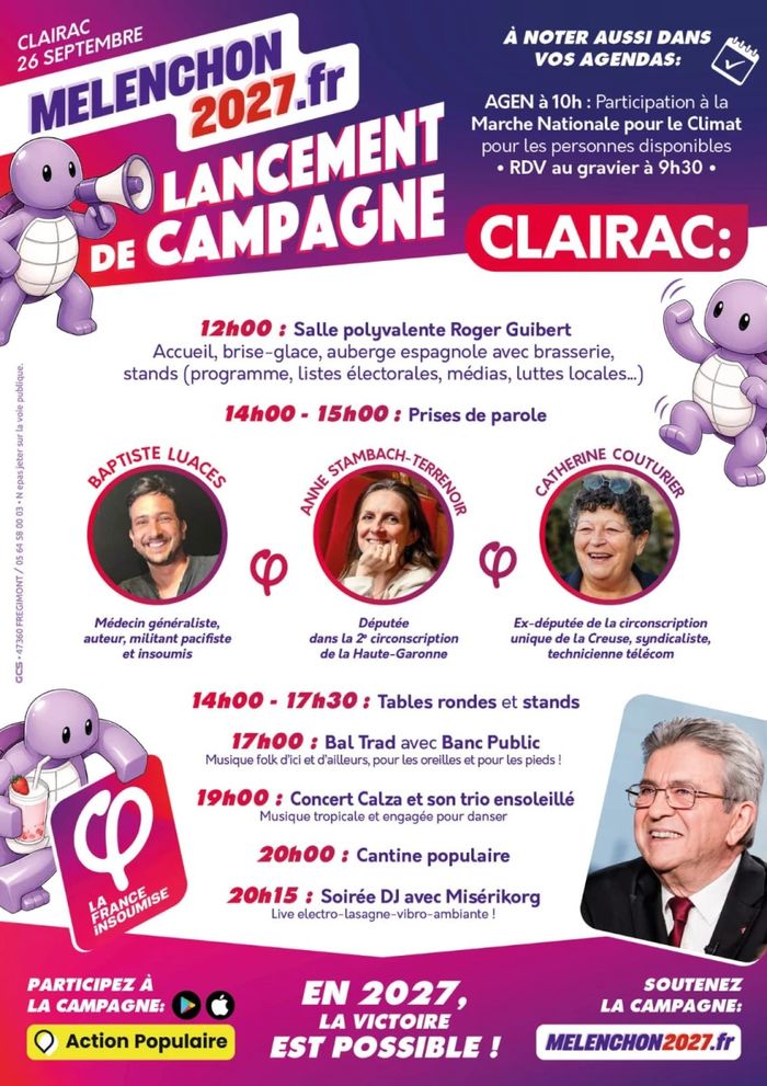 Bal Folk - Lancement de campagne présidentielle