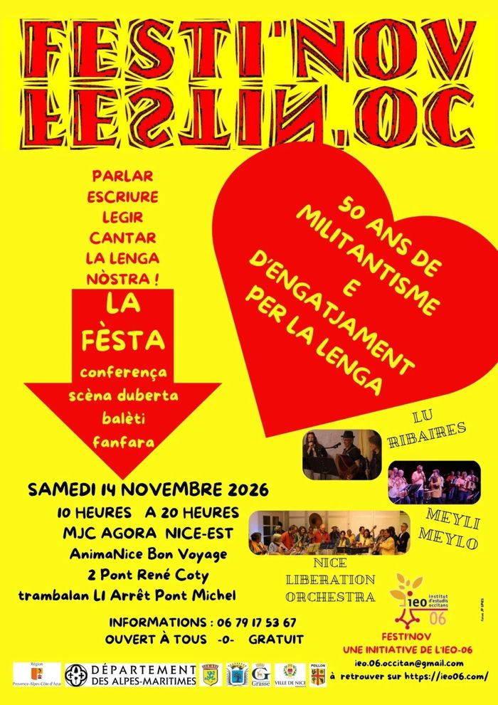 Festi'Nov Festi'Oc 50 ans de l'IEO