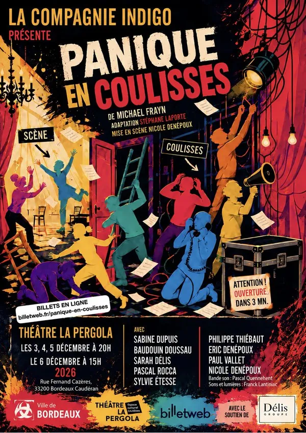 Panique en coulisses - Théâtre de la Pergola (Caudéran)