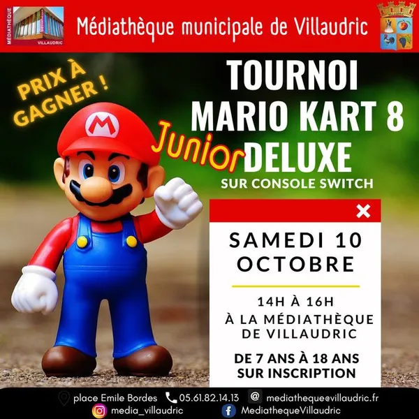 Tournoi Mario Kart 8 deluxe Junior