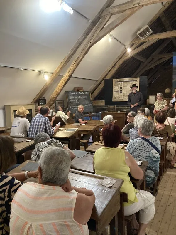 Séance d'une classe à l'ancienne