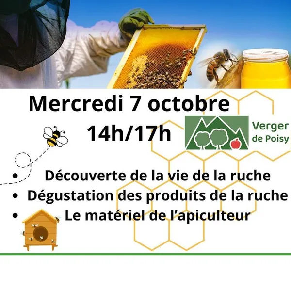 Dégustation au magasin du verger de Poisy