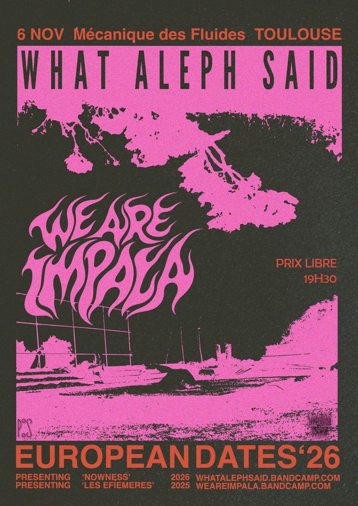 What Aleph Said + We Are Impala @ La Mécanique des Fluides, Toulouse