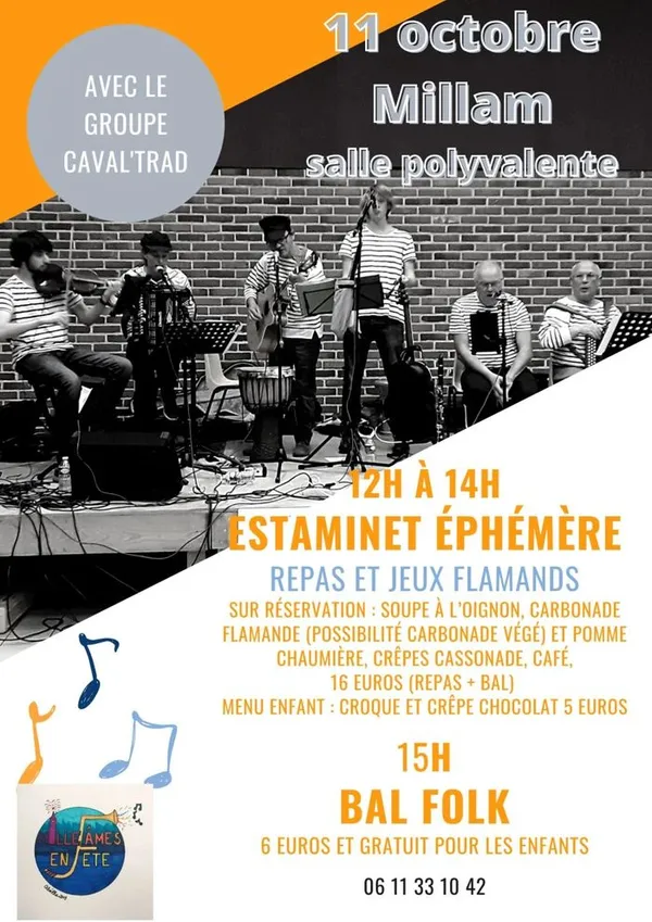 estaminet éphémère et bal folk