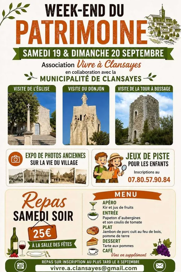 Visite de l'église et du donjon