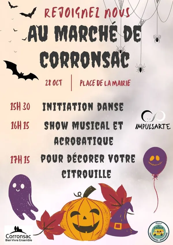 Halloween mercredi au marché de Corronsac