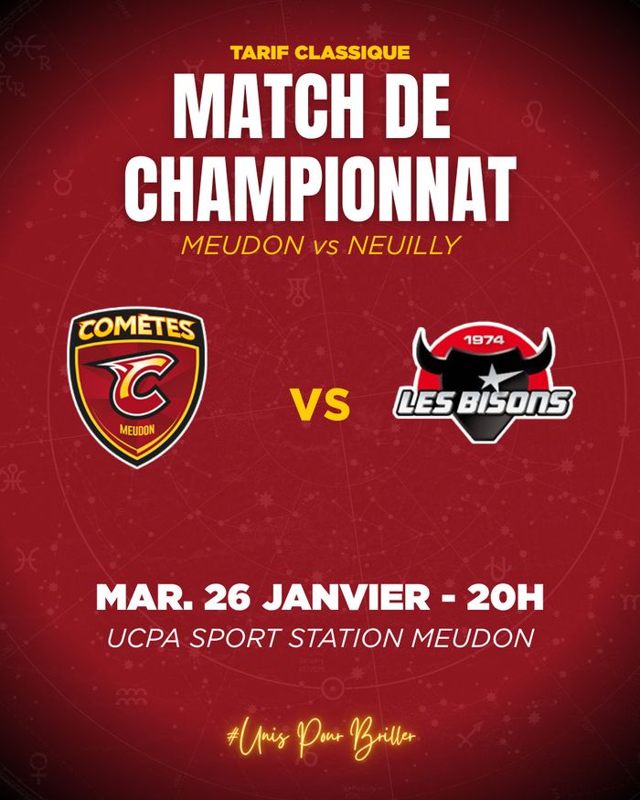 MATCH DE DIVISION 1 - HOCKEY SUR GLACE : MEUDON VS NEUILLY