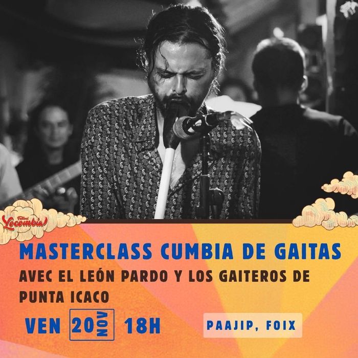 Masterclass ‘Cumbia de gaitas’ avec El León Pardo y los Gaiteros de Punta Icaco