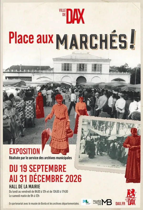 Visite parents enfants de l'exposition « Place aux marchés ! »