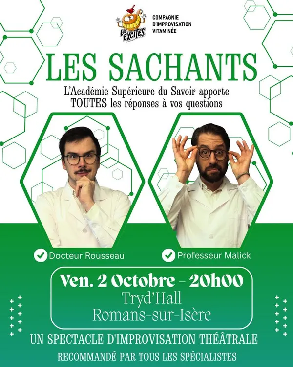 LES SACHANTS - Spectacle d'impro presque scientifique
