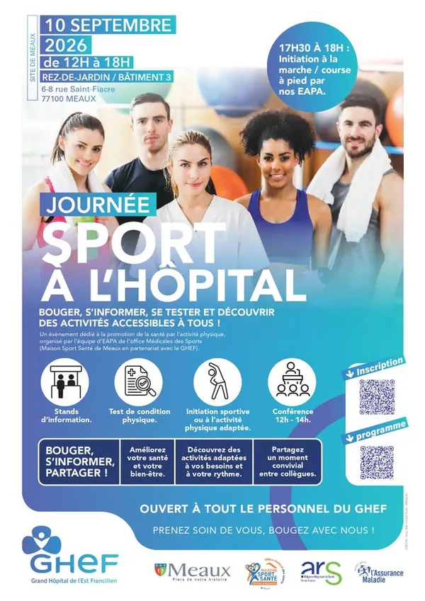 Journée sport à l'hôpital