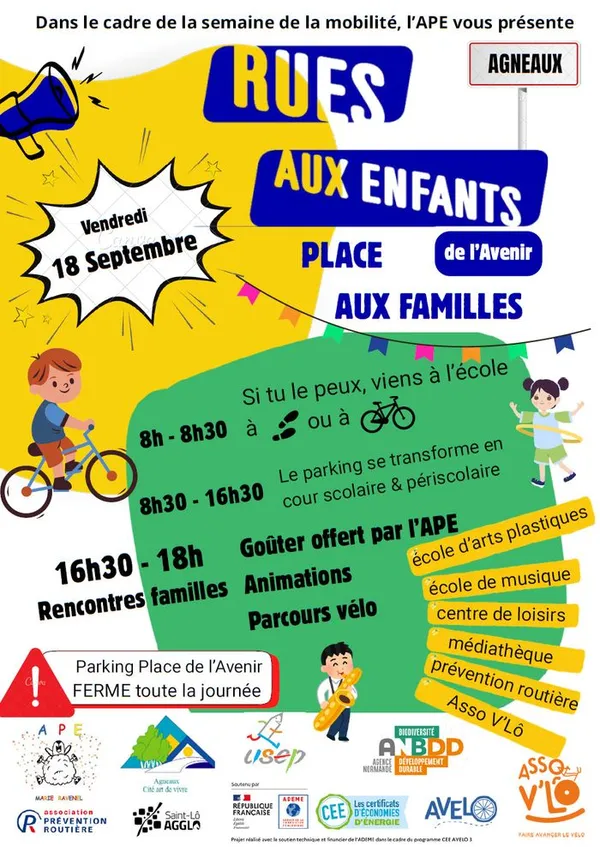 Rue aux enfants, place aux familles à Agneaux (50)