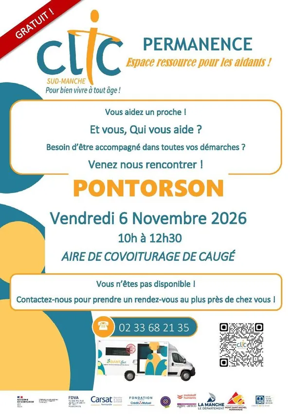 Permanence de l’Espace Ressource pour les Aidants (Aidant Bus)