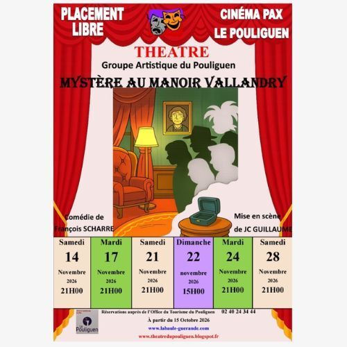 Théâtre : Mystère au manoir de Vallandry