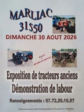 Exposition de tracteurs anciens / Démonstration de labour