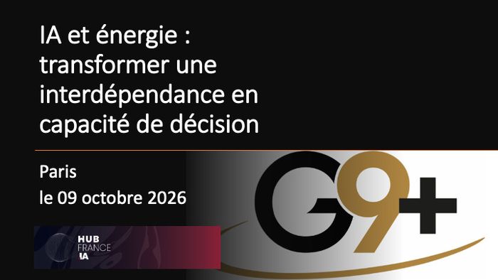 Présentation du rapport "IA et énergie : transformer une interdépendance en capacité de décision"