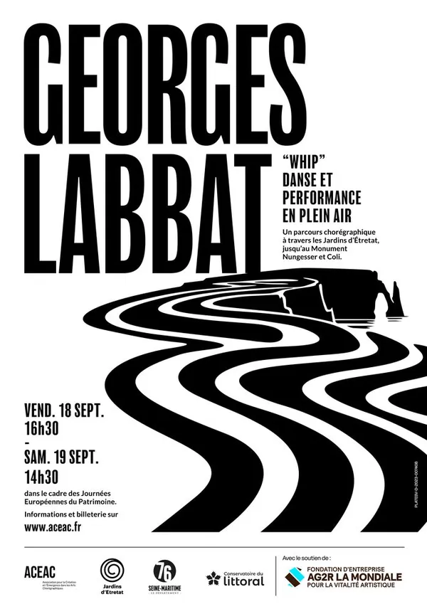 Spectacle : performance chorégraphique - WHIP de Georges Labbat - Étretat