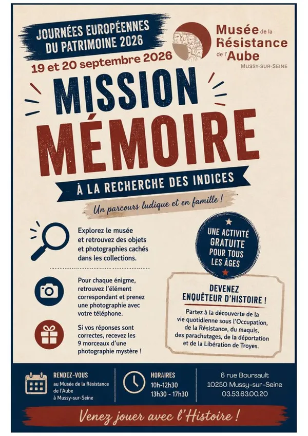 Mission mémoire