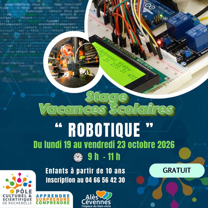 Stage Vacances Scolaires " Robotique"