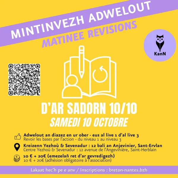 Matinée : révisions de breton - Octobre