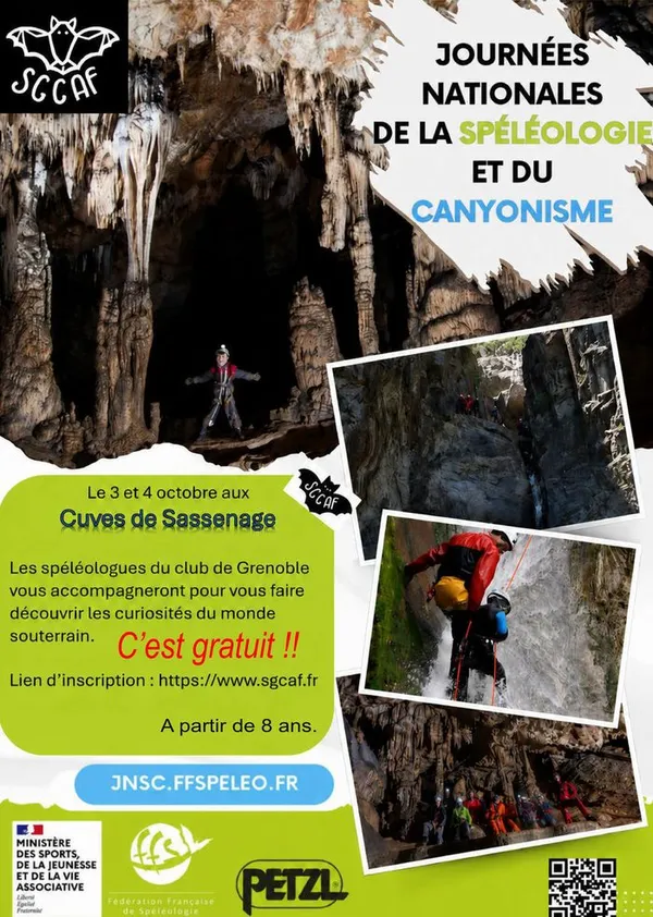 JNSC - SGCAF 3 et 4 octobre 2026 aux Cuves de Sassenage
