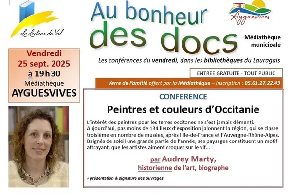 Conférence Les peintres d'Occitanie Par Audrey Marty