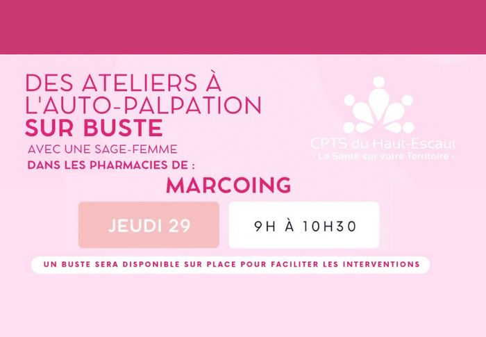 Ateliers à l'auto palpation - Marcoing 🎀🎗️