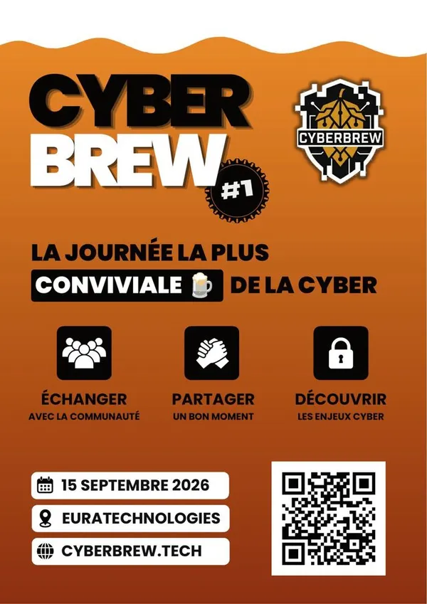 CyberBrew #1 : une journée au cœur de la cybersécurité | 15 septembre